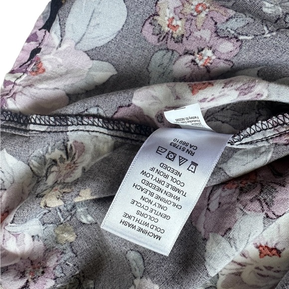 Maurices spaghetti strap floral blouse spring summer tank top - Picture 3 of 10